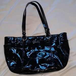 Coach Black Handbag Tote Purse